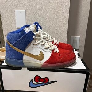 Nike dunk hi “tri color” size 10.5